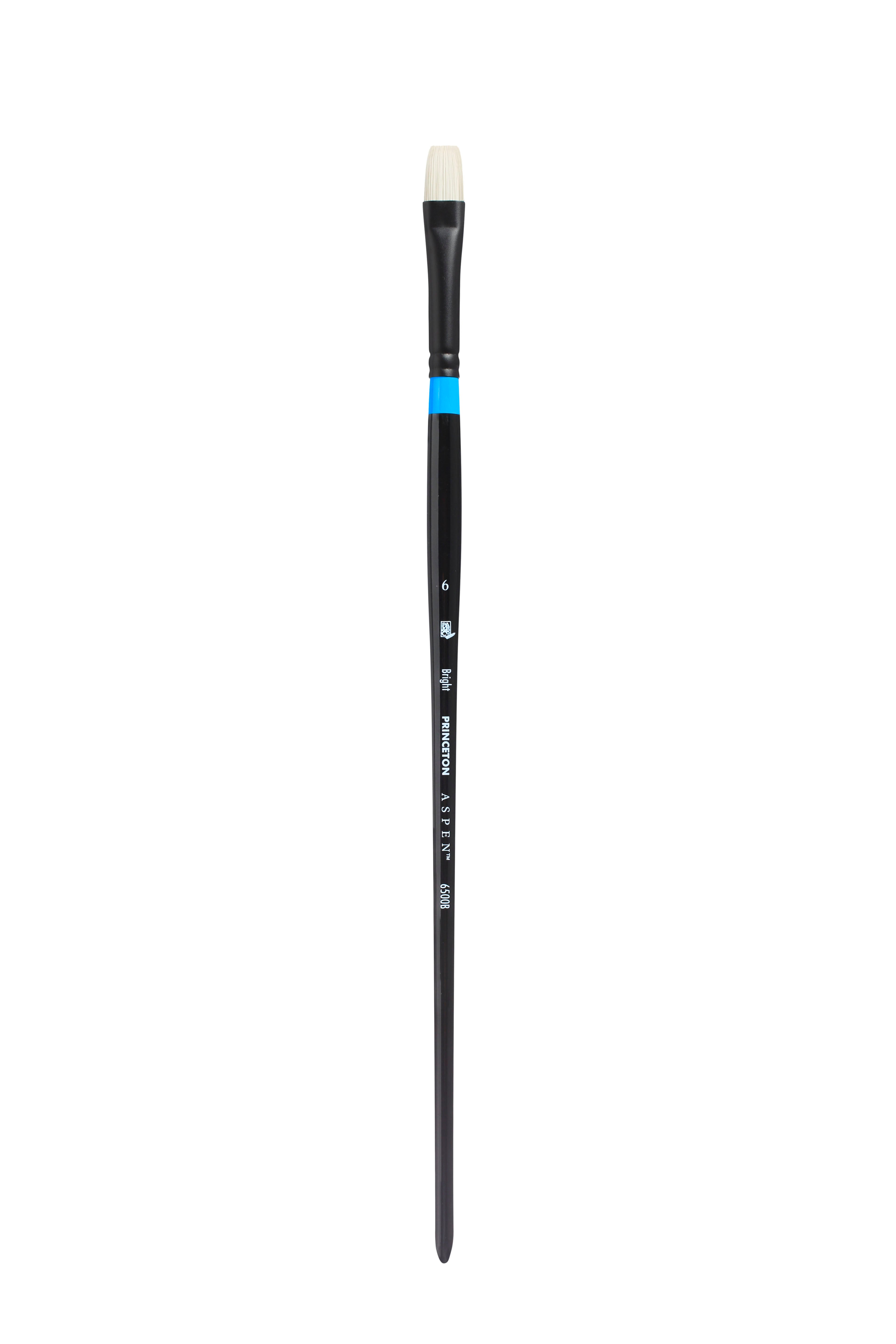 Štětec PRINCETON Aspen Bright se syntetickými štětinami a dlouhou násadkou – 6