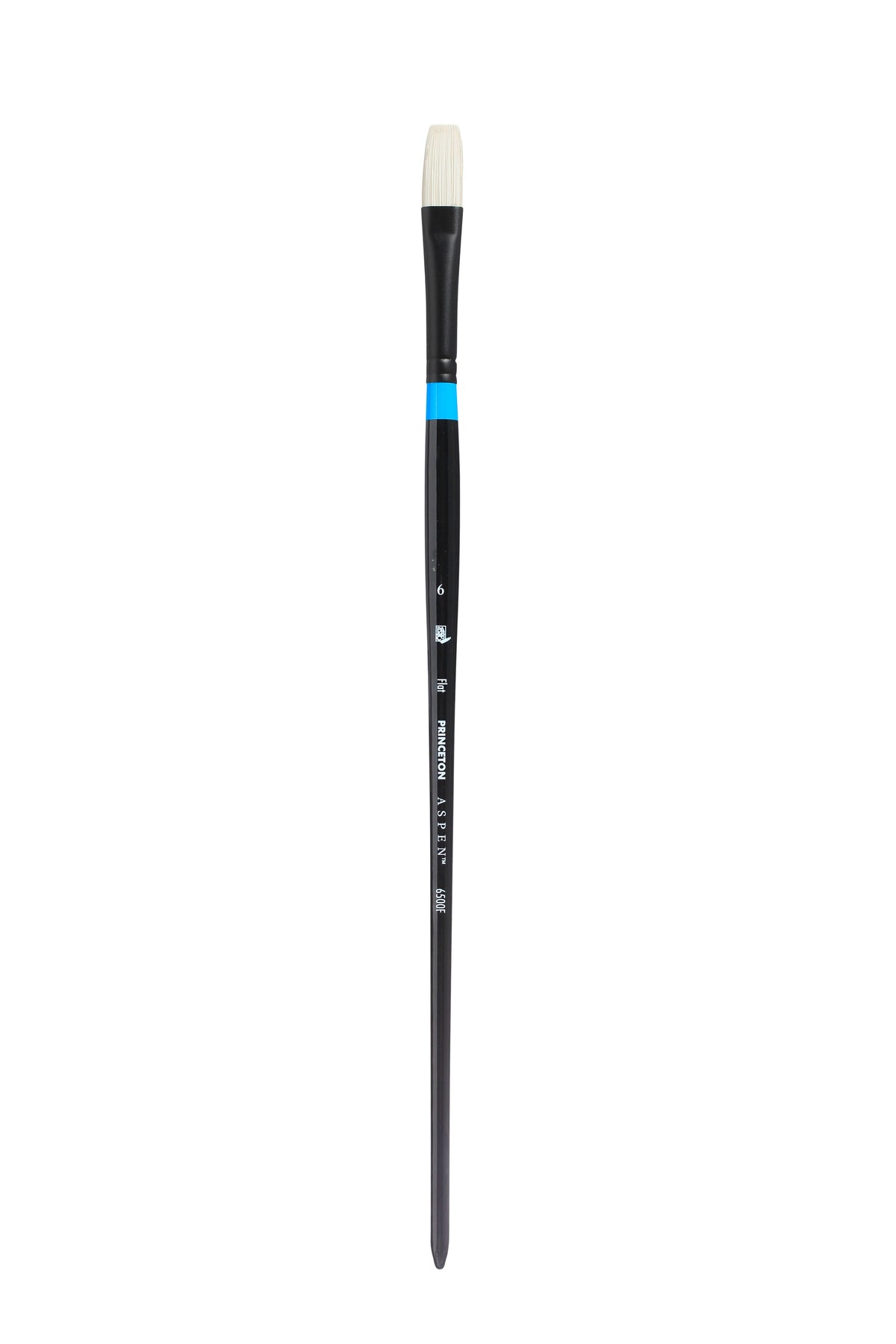 Plochý štětec PRINCETON Aspen s dlouhou násadou – 6