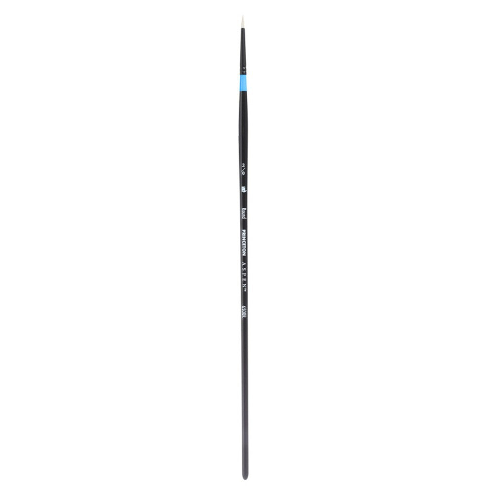 Kulatý štětec PRINCETON Aspen se syntetickými štětinami a dlouhou násadkou – 2/0