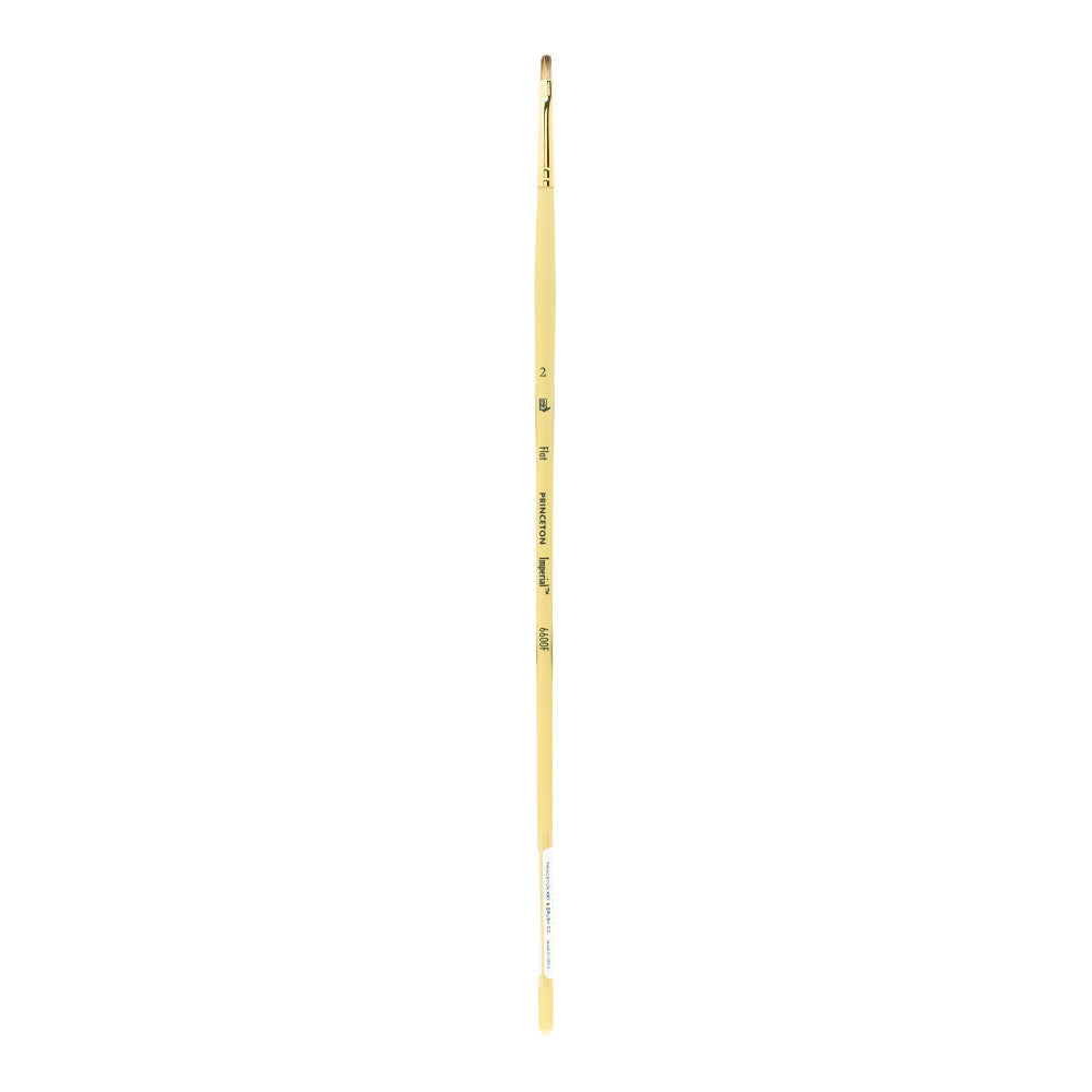 Plochý štětec na olej PRINCETON Imperial Synthetic Mongoose s dlouhou násadou – 2