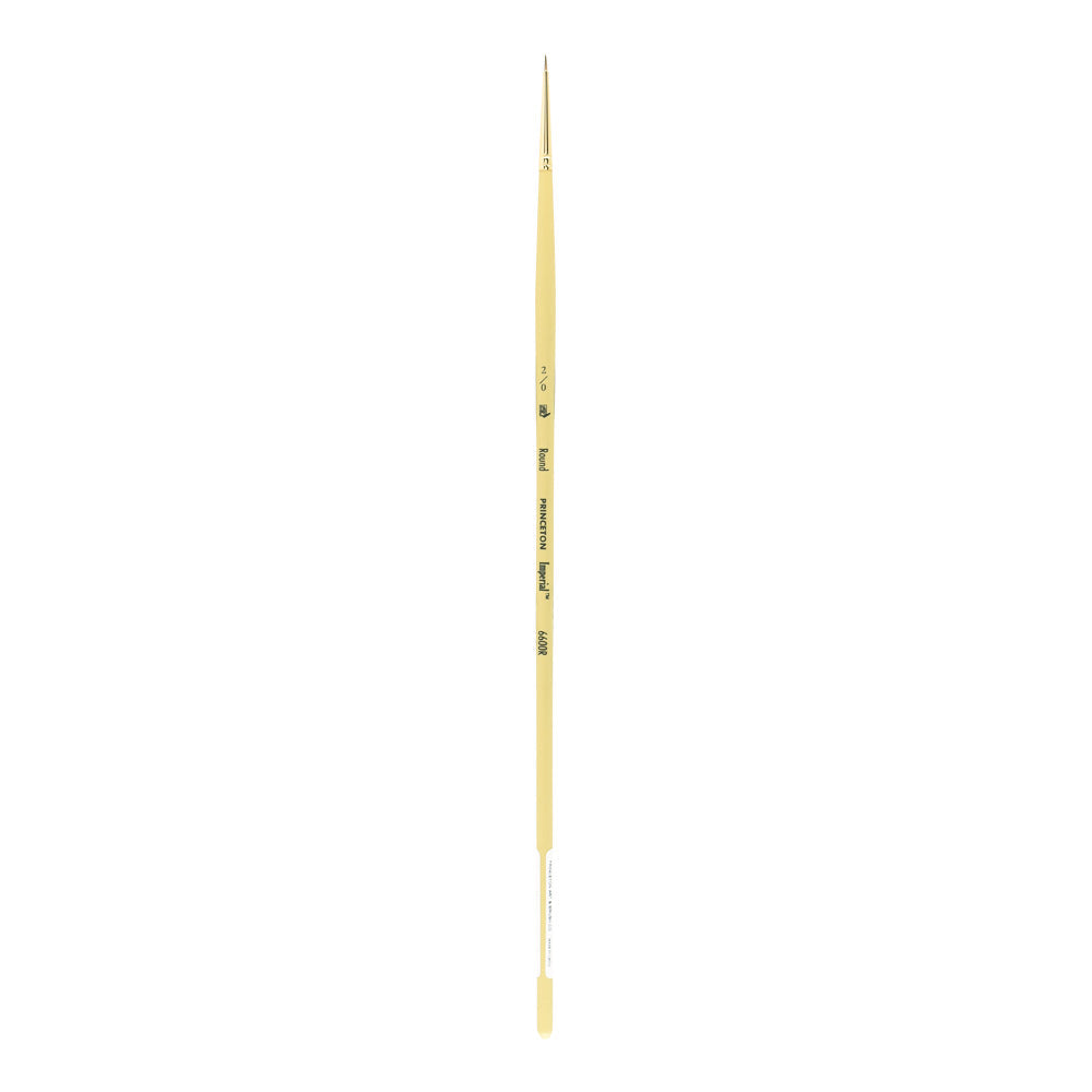 Kulatý olejový štětec PRINCETON Imperial syntetický mongoose s dlouhou násadou – 2/0
