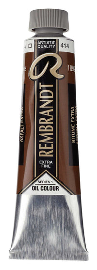 Olejová barva Rembrandt 40 ml – Asphaltum