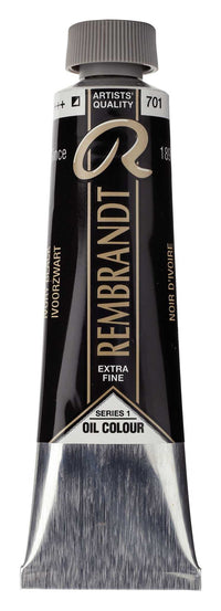 Olejová barva Rembrandt 40 ml – Ivory Black