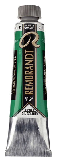Olejová barva Rembrandt 40 ml – Permanent Green Deep