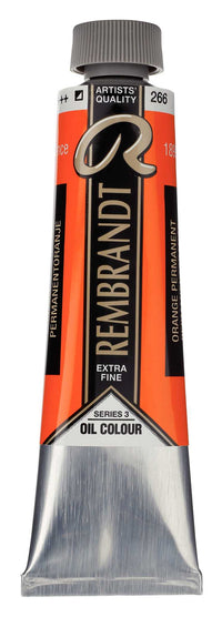Olejová barva Rembrandt 40 ml – Permanent Orange