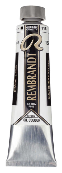 Olejová barva Rembrandt 40 ml – Titanium White Linseed Oil