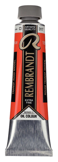 Olejová barva Rembrandt 40 ml – Transparent Red Medium