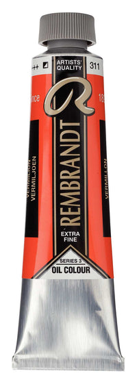 Olejová barva Rembrandt 40 ml – Vermilion