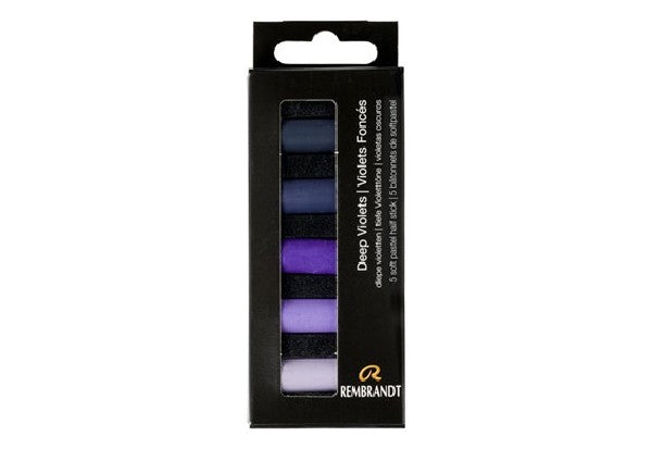 ROYAL TALENS Rembrandt sada měkkých suchých pastelů Deep Violets - 5 ks