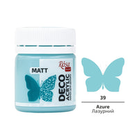 Akryl na dekorace, MATT, 20 ml, ROSA TALENT – Azure mat
