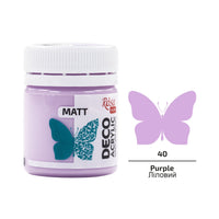 Akryl na dekorace, MATT, 20 ml, ROSA TALENT – Purple mat