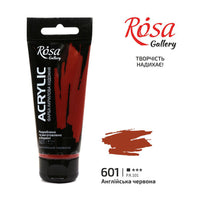 Akrylová barva, 60 ml, ROSA Gallery – English Red