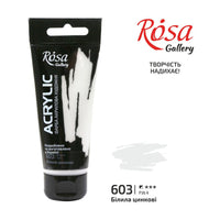 Akrylová barva, 60 ml, ROSA Gallery – Zinc White