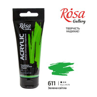 Akrylová barva, 60 ml, ROSA Gallery – Green Light