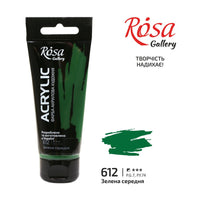 Akrylová barva, 60 ml, ROSA Gallery – Green Medium