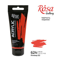 Akrylová barva, 60 ml, ROSA Gallery – Vermilion