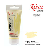 Akrylová barva, 60 ml, ROSA Gallery – Naples Yellow
