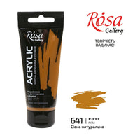 Akrylová barva, 60 ml, ROSA Gallery – Raw Sienna