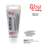 Akrylová barva, 60 ml, ROSA Gallery – Warm Gray