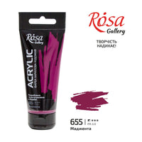 Akrylová barva, 60 ml, ROSA Gallery – Magenta