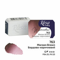 Akvarelové barvy Rosa Gallery pánvička 2.5 ml – Maroon Brown panvička