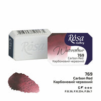 Akvarelové barvy Rosa Gallery pánvička 2.5 ml – Carbon Red panvička