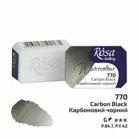 Akvarelové barvy Rosa Gallery pánvička 2.5 ml – Carbon Black panvička