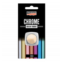 Rub-on chromový prášek Pentart 0.5 g - bronzová