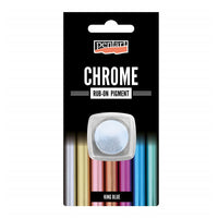Rub-on chromový prášek Pentart 0.5 g – kráľovská modrá