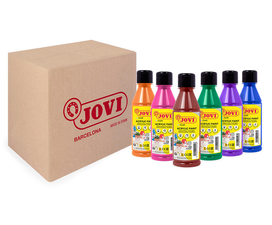 Sada akrylových barev JOVI Jovidecor 6 x 250 ml – varianta B