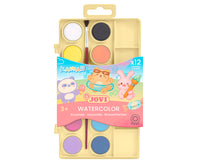 Sada akvarelových barev JOVI Kawaii 22 mm - 12 ks se štětcem