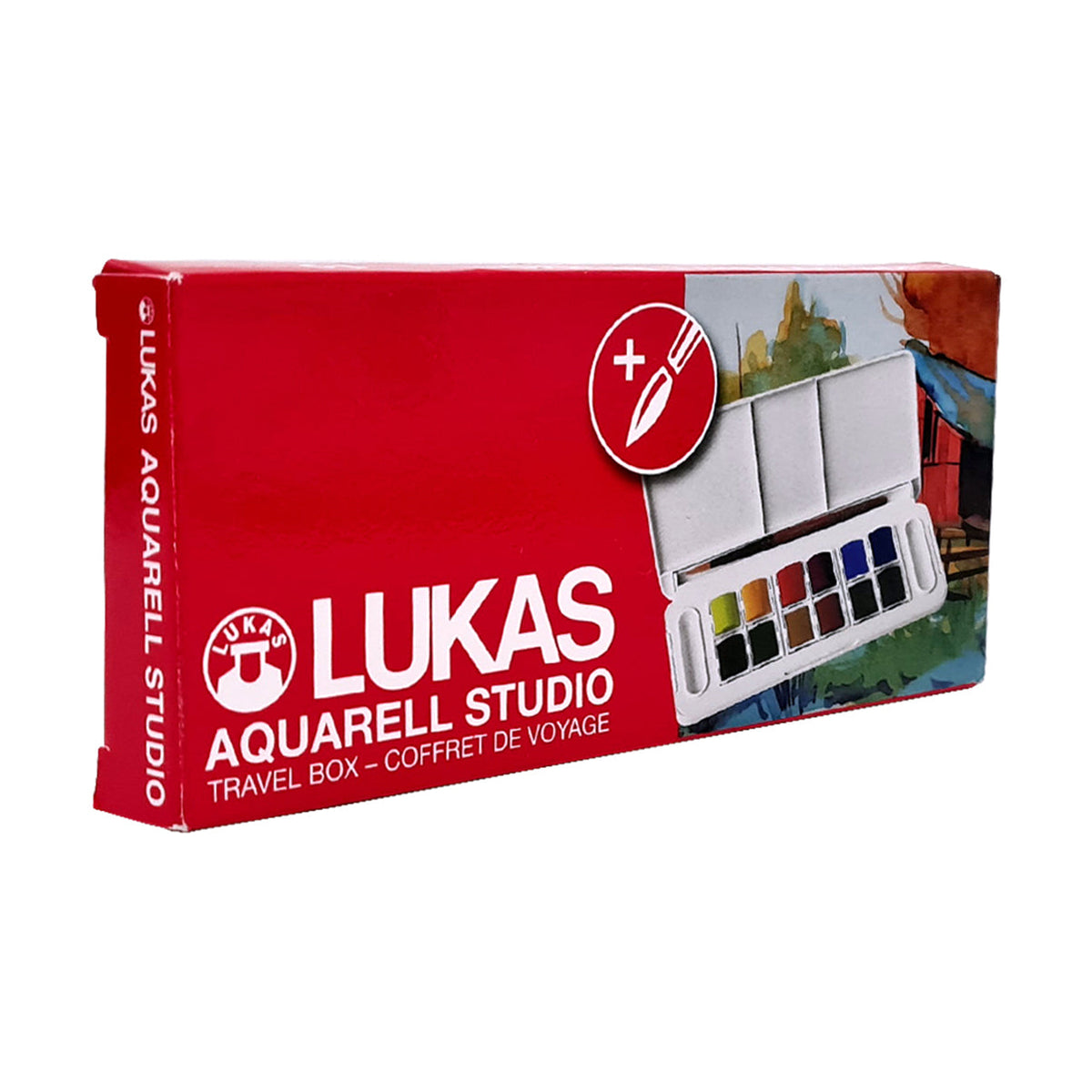Sada akvarelových barev LUKAS Studio v plastovém boxu - 13-dílná