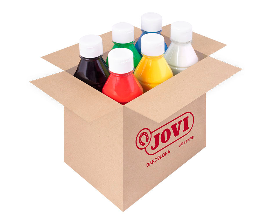 Sada dětských barev JOVI Premium 6 x 250 ml – varianta A