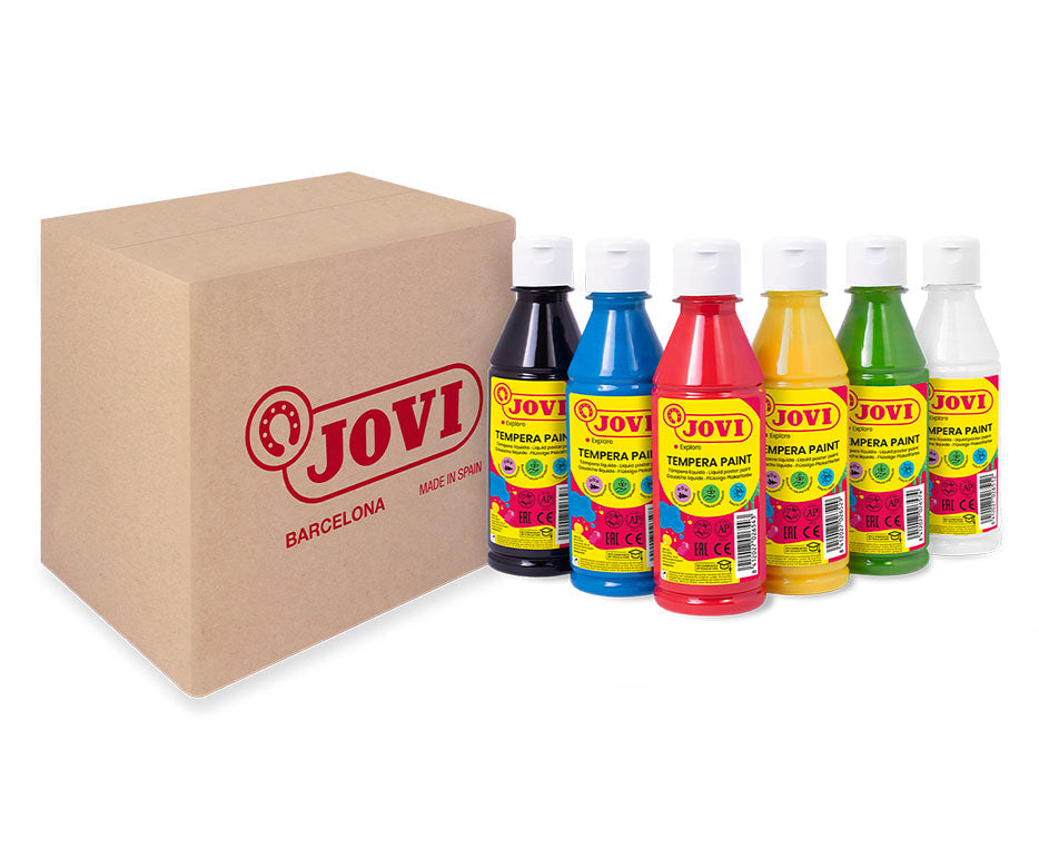 Sada dětských barev JOVI Premium 6 x 250 ml – varianta A