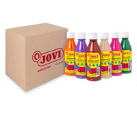 Sada dětských barev JOVI Premium tekutá tempera 6 x 250 ml – mix barev varianta B