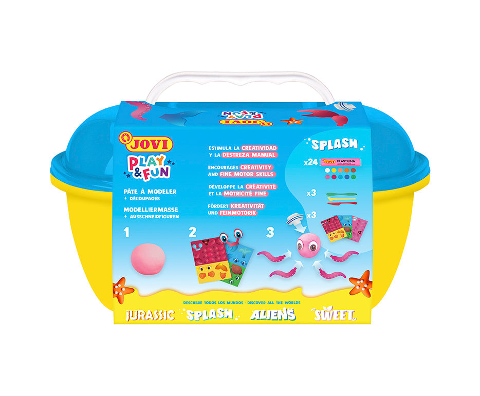 Sada modelovacích hmot JOVI Play&Fun Splash 360 g v kufříku