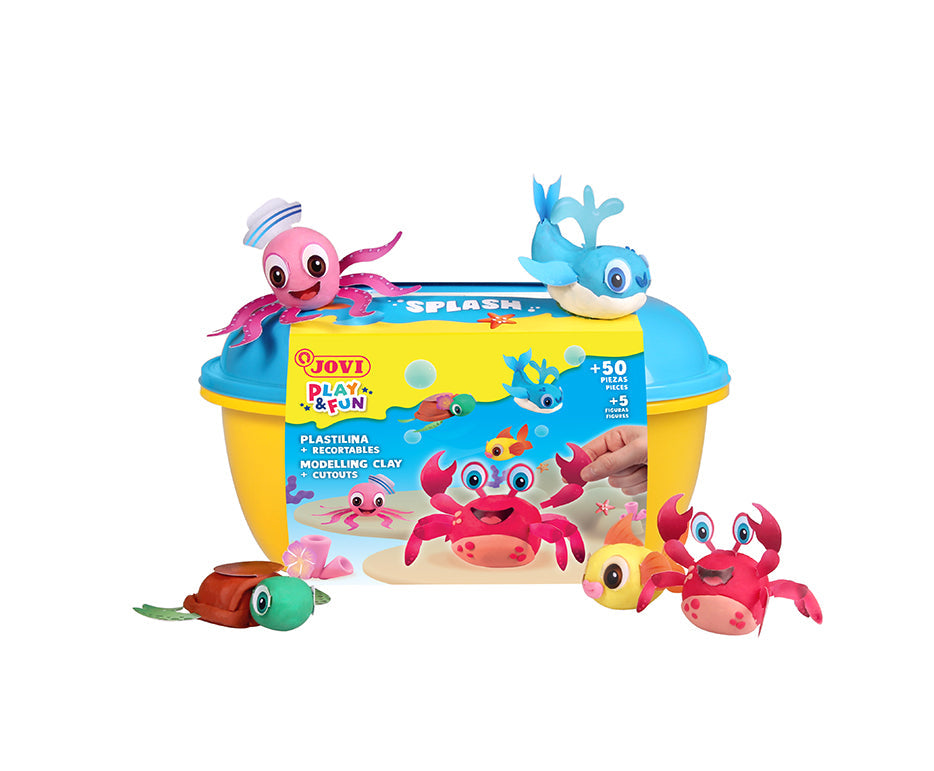 Sada modelovacích hmot JOVI Play&Fun Splash 360 g v kufříku