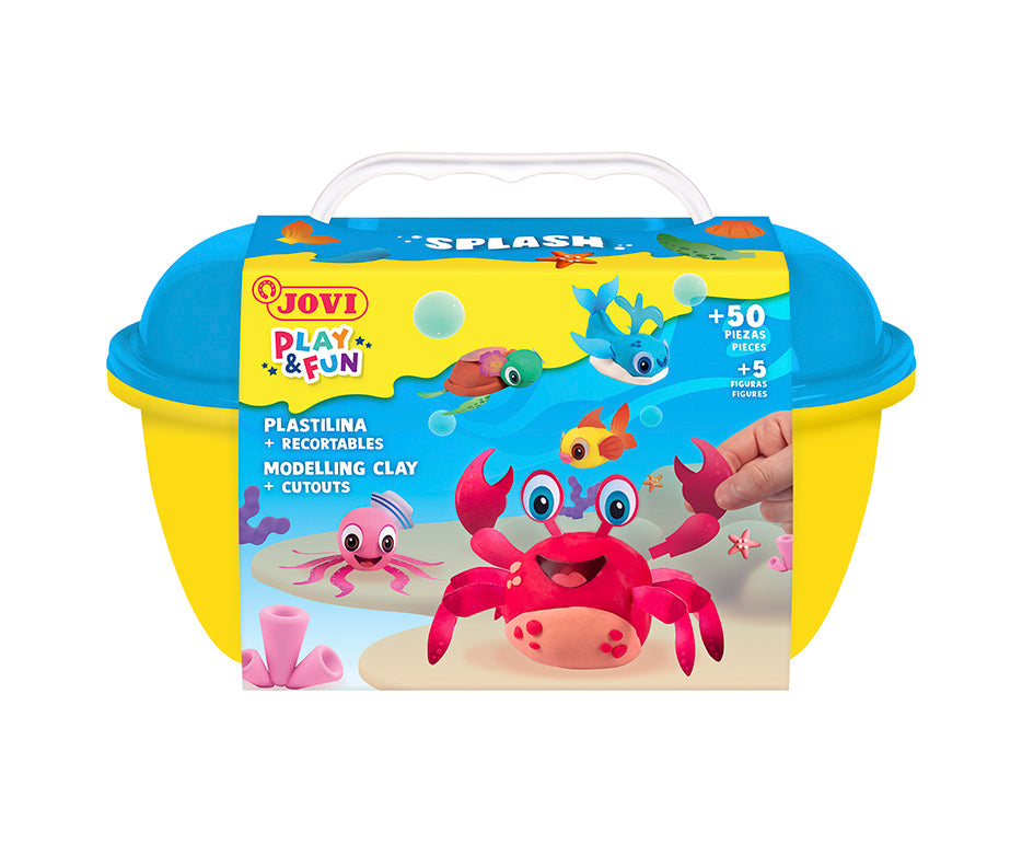 Sada modelovacích hmot JOVI Play&Fun Splash 360 g v kufříku