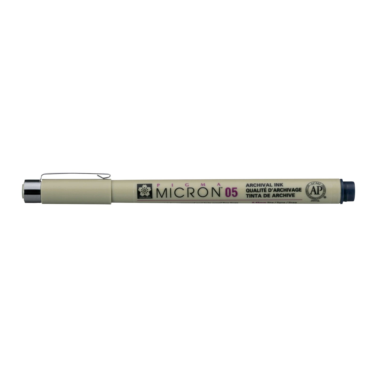 Sakura Pigma Micron 05 fineliner 0,45 mm – sada 6 barev – Fialová