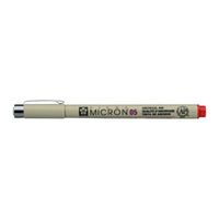 Sakura Pigma Micron 05 fineliner 0,45 mm – sada 6 barev – Červená