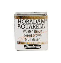 Schmincke Horadam akvarelová barva v půlpánvičce – Urban yellow – 923 Pouštní hnědá
