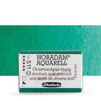 Schmincke Horadam akvarelové barvy v celé pánvičce – 511 chromium oxide brilantná zelená