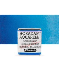 Schmincke Horadam akvarelové barvy v poloviční pánvičce – 481 cerulean modrá hue