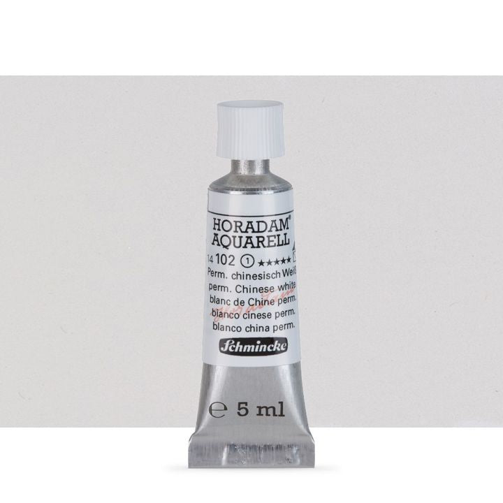 Schmincke Horadam akvarelové barvy v tubě 5 ml – 102 permanentná biela Chinese