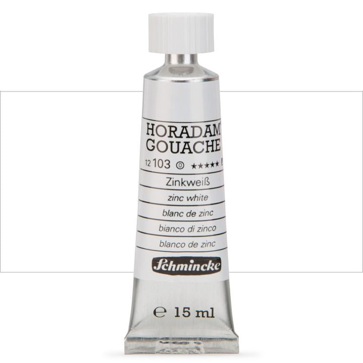 Schmincke Horadam Gouache 15ml – 103 zinková biela