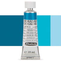 Schmincke Horadam Gouache 15ml – 478 helio tyrkysová