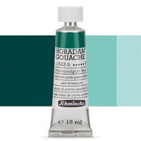 Schmincke Horadam Gouache 15ml – 522 chromium oxide zelená brilliant