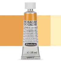 Schmincke Horadam Gouache 15ml – 640 titánovozlatá ochre