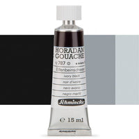 Schmincke Horadam Gouache 15ml – 787 slonovinová čierna