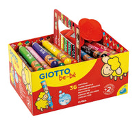Silné kulaté pastelky GIOTTO be-bè školní balení